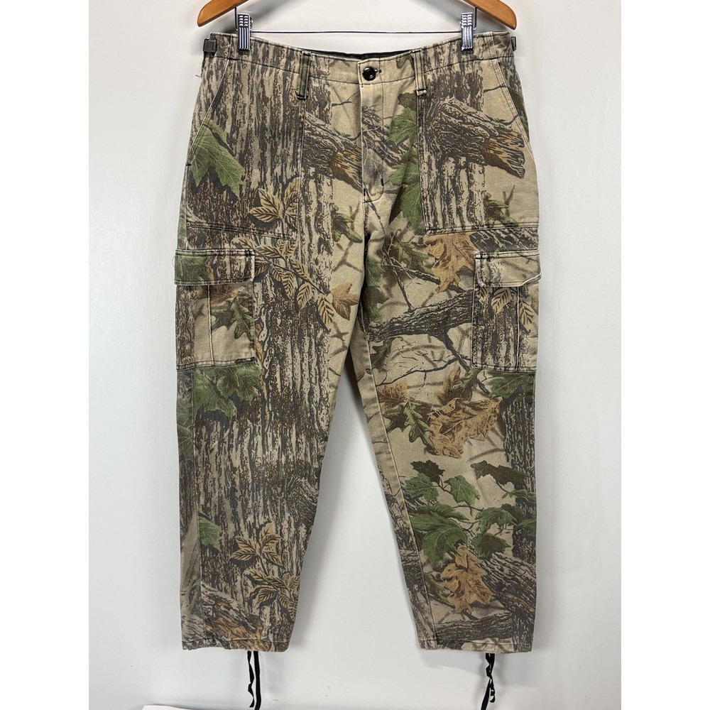 Vintage Prestige Jungle Fatigue Realtree Camo Cargo Pants Mens Sz Medium READ
